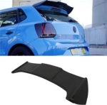 Спойлер антикрило за Volkswagen Polo (2019+) - Osir Batman look - черен гланц