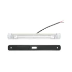 Бял LED габарит/контурна светлина – 6 Диода 24V 240 mm