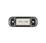 Бяла LED Габаритна светлина / маркер - 12 диода 12V-24V