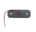 Бяла LED Габаритна светлина / маркер - 12 диода 12V-24V