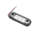 Бяла LED Габаритна светлина / маркер - 12 диода 12V-24V