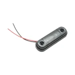 Бяла LED Габаритна светлина / Маркер - Опушен 3 диода 12V-24V