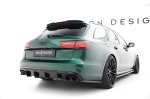 Дифузьор за задна броня Maxton design за Audi A6 C7 (2011-2014)