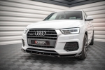 Спойлер за предна S-line броня Maxton design за Audi Q3 (2014-2018)