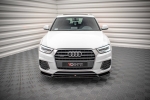 Спойлер за предна S-line броня Maxton design за Audi Q3 (2014-2018)