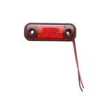 Червена LED Габаритна светлина / маркер - 12 диода 12V-24V