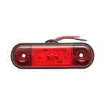 Червена LED Габаритна светлина / Маркер - 3 диода 12V-24V