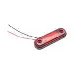 Червена LED Габаритна светлина / Маркер - 3 диода 12V-24V