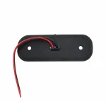 Червена LED Габаритна светлина / маркер - Опушен 12 диода 12V-24V