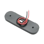 Червена LED Габаритна светлина / Маркер - Опушен 3 диода 12V-24V