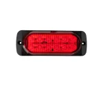 Червена LED Сигнална / Аварийна Блиц светлина - 12 диода  12V-24V