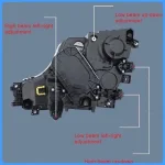 Десен LED фар 24V с DRL за Mercedes Actros MP4 / Mercedes Actros MP5 OEM 9608200239 / 9608200339 / 9608200439 / 9608200539