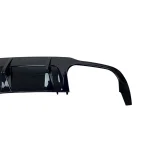 Дифузер за задна броня за Mercedes W204 C-Class (2007-2013) C63 AMG Style - черен гланц