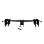 Дифузер за задна броня за Volkswagen Golf 8 GTI Blade със светлоотразител - черен гланц