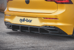 Дифузьор за задна броня за VW Golf 8 (2019-) Maxton Design