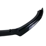 Добавка предна броня за Audi A4 B8 (2008-2012) - черен гланц