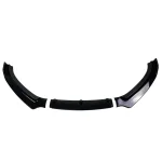 Добавка предна броня за Audi A4 B8 (2008-2012) - черен гланц