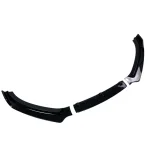 Добавка предна броня за Audi A4 B8 (2008-2012) - черен гланц