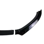 Добавка предна броня за Audi A4 B8 (2008-2012) - черен гланц