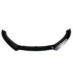 Добавка предна броня за Audi A4 B8 (2008-2012) - черен гланц