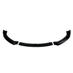 Добавка предна броня за BMW F30 (2011-2018) M Tech - черен гланц