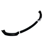 Добавка предна броня за BMW F30 (2011-2018) M Tech - черен гланц