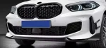 Добавка предна броня за BMW F40 (2019-2022) - черен гланц