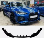 Добавка предна броня за BMW G22 (2021+) - черен гланц