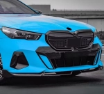 Добавка предна броня за BMW G60 / G68 (2024+) M-Performance design - черен гланц