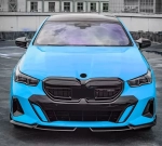 Добавка предна броня за BMW G60 / G68 (2024+) M-Performance design - черен гланц