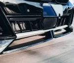 Добавка предна броня за BMW X5 G05 (2023+) M-Performance - черен гланц