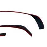 Добавка предна броня за Mercedes C-Class W204 (2007-2013) - черен гланц