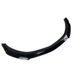 Добавка предна броня за Mercedes W117 CLA (2016-2019) - черен гланц