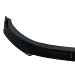 Добавка предна броня за Mercedes W117 CLA (2016-2019) - черен гланц