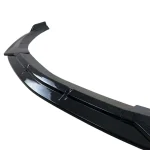 Добавка предна броня за Mercedes W117 CLA (2016-2019) - черен гланц