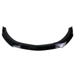 Добавка предна броня за Mercedes W117 CLA (2016-2019) - черен гланц