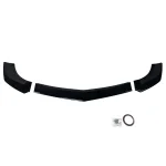 Добавка предна броня за Mercedes W204 C-Class (2007-2013) - черен гланц