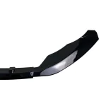 Добавка предна броня за Skoda Octavia (2017+) - черен гланц