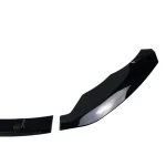 Добавка предна броня за Skoda Octavia (2017+) - черен гланц