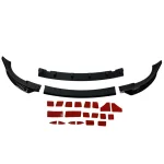 Добавка предна броня за Tesla Model Y - черен гланц