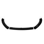 Добавка предна броня за Volkswagen Polo (2019+) - черен гланц