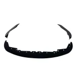 Добавка за предна броня със сплитери за BMW G20 (2018-2021) AC Schnitzer дизайн - черен гланц