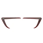 Добавки за броня около халогените за Tesla Model 3 (2017-2022) Aero Style - черен гланц