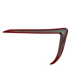 Добавки за броня около халогените за Tesla Model 3 (2017-2022) Aero Style - черен гланц