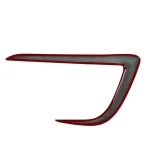 Добавки за броня около халогените за Tesla Model Y - черен гланц