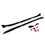 Добавки за прагове за Tesla Model 3 (2017-2022) - черен гланц