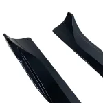 Добавки за прагове за Tesla Model Y - черен гланц