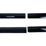 Добавки за прагове за Tesla Model Y - черен гланц