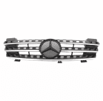 Решетка за Mercedes ML W164 (2005-2008) - черна с хромлайсни