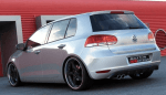 Дифузьор за задна броня за VW Golf 6 (2008-2012) Maxton Design